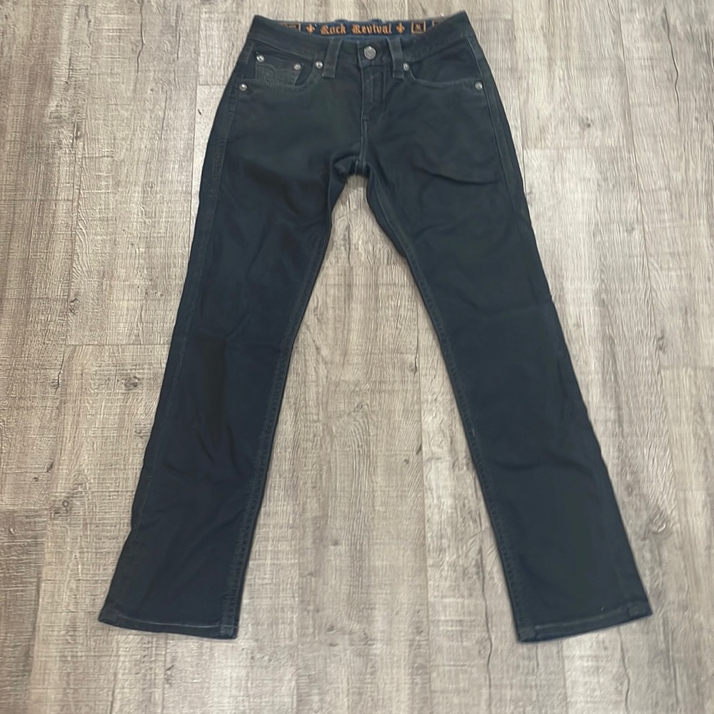 Rock revival dark blue Straight jeans